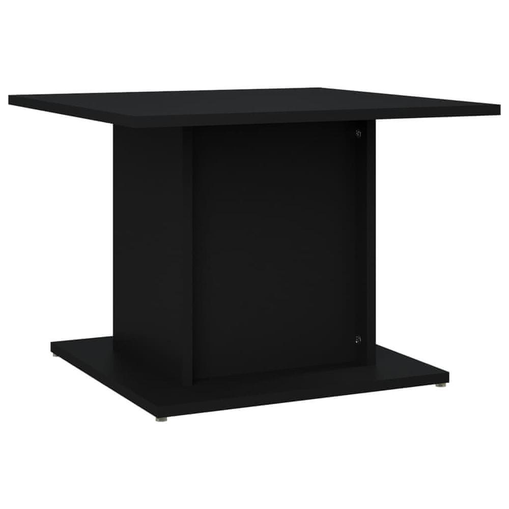 Vidaxl Konferenčný stolík čierny 55,5x55,5x40 cm drevotrieska